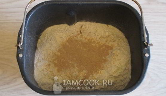 хлеб ароматный с отрубями в хлебопечке