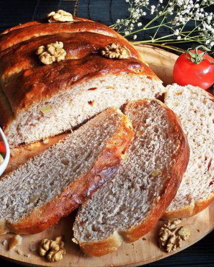 Рецепт хлеба орехового на гречневой муке