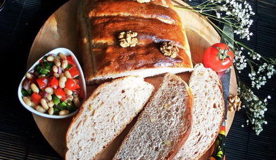 хлеб ореховый на гречневой муке