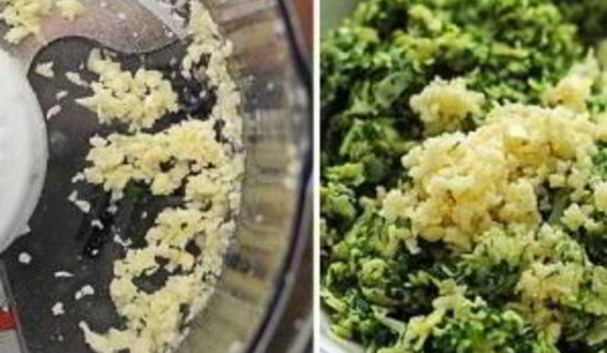 хлеб с артишоками, сыром и чесноком