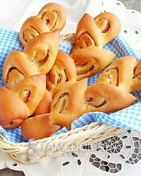 Хлеб с беконом Колоски