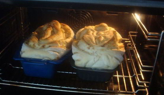 хлеб с картофельным пюре