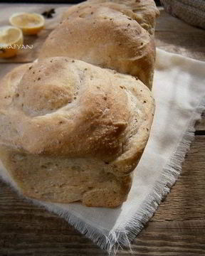 Хлеб с лимонной цедрой и анисом