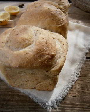 Хлеб с лимонной цедрой и анисом