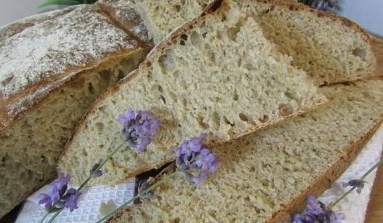хлеб с медом и лавандой