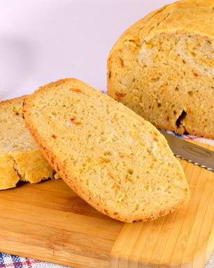 Хлеб с отрубями и вялеными помидорами в хлебопечке