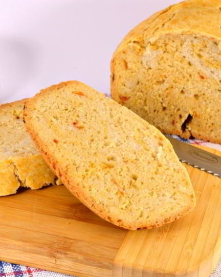 Рецепт хлеба с отрубями и вялеными помидорами в хлебопечке