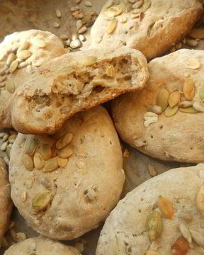 Хлеб с семечками и овсяными хлопьями