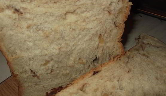 хлеб с шоколадом и кедровым орехом