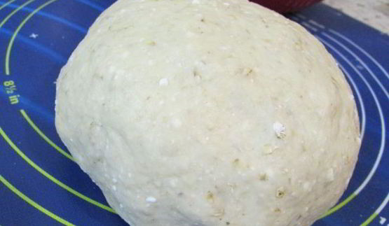 хлеб с творогом и овсяными хлопьями