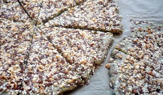 хлебцы с разноцветным кремом