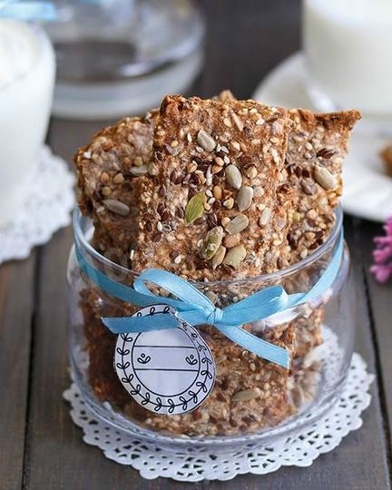 Рецепт хлебцев с семечками