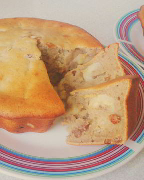 Пряный банановый хлеб с изюмом