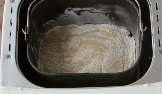 пшенично-ржаной хлеб в хлебопечке