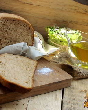 Пшенично-ржаной заварной хлеб