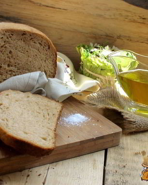 Пшенично-ржаной заварной хлеб