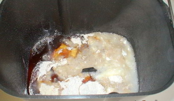 пшенично-ржаной заварной хлеб