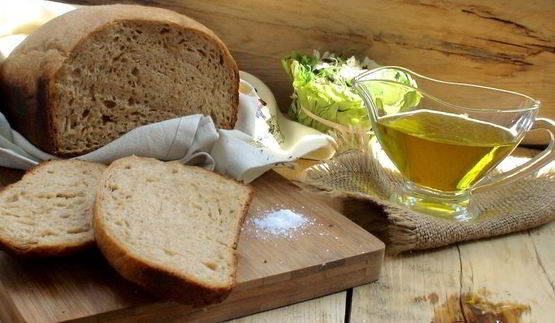 пшенично-ржаной заварной хлеб