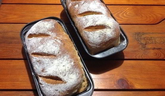 пшеничный хлеб с семенами льна