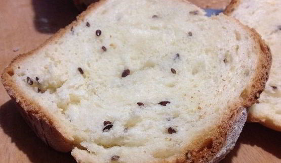 пшеничный хлеб с семенами льна