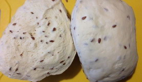 пшеничный хлеб с семенами льна