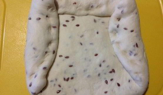 пшеничный хлеб с семенами льна