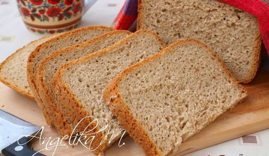 ржаной хлеб с овсяными хлопьями на пиве в хлебопечке