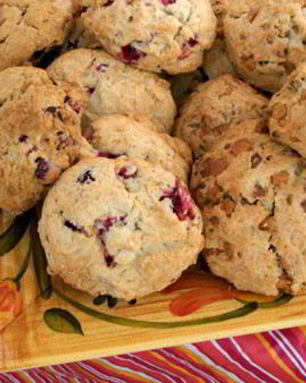 Сконы с клюквой и апельсином