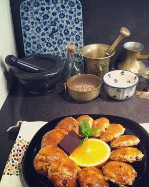 Сконы с курагой, шоколадом и апельсиновой цедрой