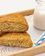 Сконы с маком и лимонной цедрой