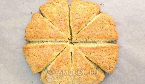 сконы с маком и лимонной цедрой