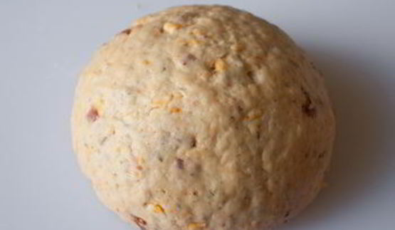 содовый хлеб с беконом и сыром