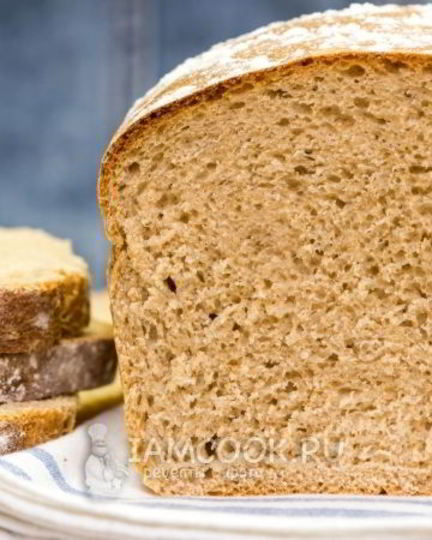 Рецепт цельнозернового хлеба на сухом молоке