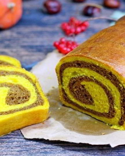 Рецепт тыквенно-шоколадного хлеб