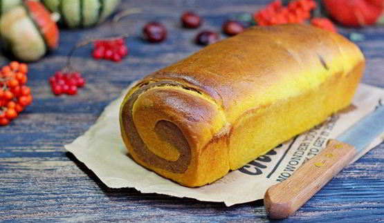 тыквенно-шоколадный хлеб