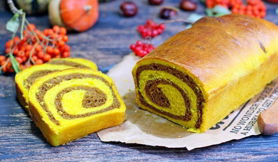 тыквенно-шоколадный хлеб