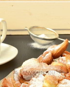 Хворост на сметане