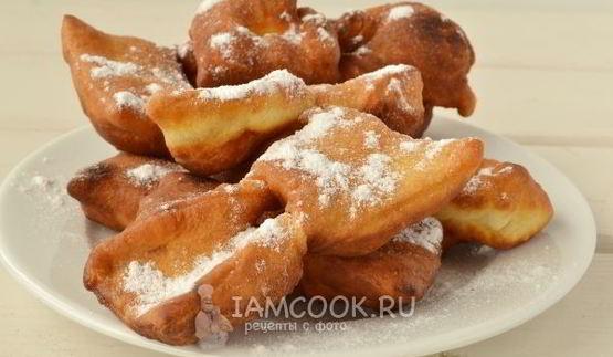 хворост на сметане