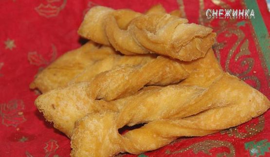 хворост слоистый, постный