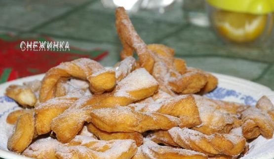 хворост слоистый, постный