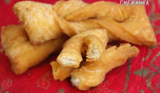 хворост слоистый, постный