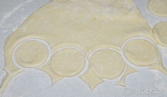 конвертики из творожного теста