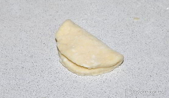 конвертики из творожного теста