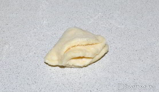 конвертики из творожного теста