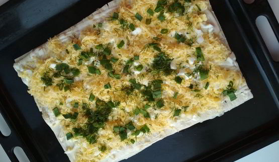 быстрая закуска из лаваша