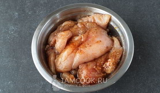 арабская пита с курицей и овощами