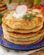 Бхатури индийские лепешки