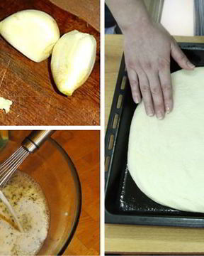 Чесночные лепешки