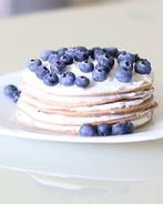 Диетические лепешки с творогом овсяные