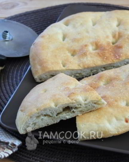 Рецепт фокаччи с сырами разных сортов